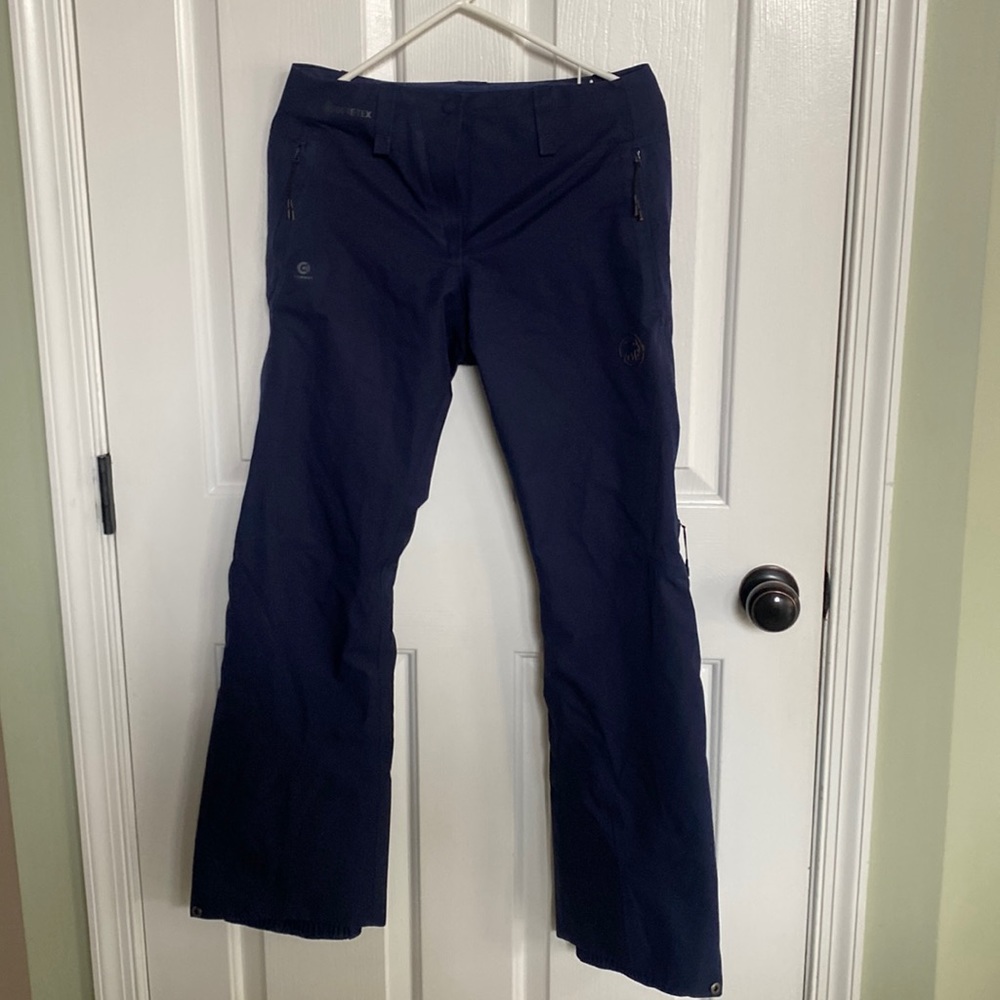 Mammut insulted Gore Tex womens XS ski pants-Navy